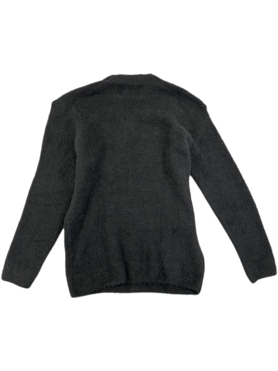 VINTAGE G-STAR RAW KNIT SWEATER WITH FLUFFY TEXTURE CHARCOAL MEN L