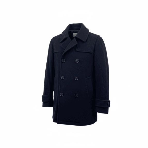 VINTAGE GANT PEACOAT BUTTONS BLUE MEN M
