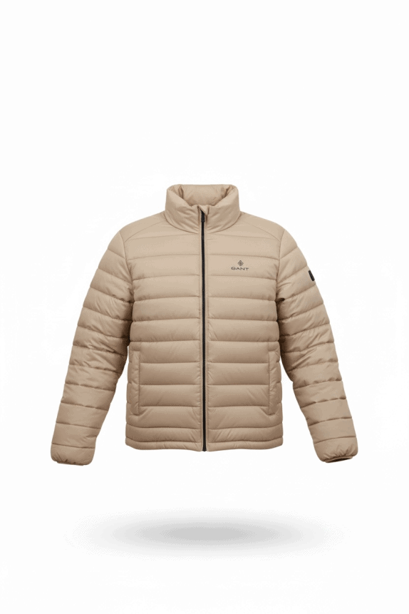 VINTAGE GANT PUFFER ΜΠΟΥΦΑΝ CASUAL ΛΟΓΟΤΥΠΟ ΜΠΕΖ ΑΝΔΡΙΚΟ M