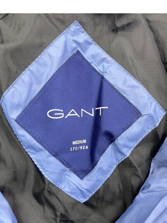 GIACCA PUFFER GANT VINTAGE CASUAL CON LOGO BLU DA UOMO M