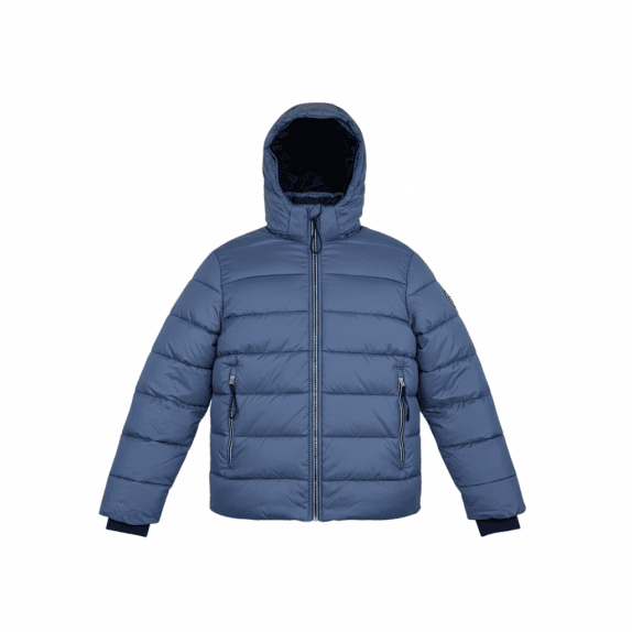 VINTAGE GANT PUFFER ΜΠΟΥΦΑΝ ΜΕ ΚΟΥΚΟΥΛΑ ΜΠΛΕ ΑΝΔΡΙΚΟ L