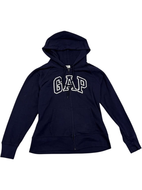 VINTAGE GAP ΦΟΥΤΕΡ ΜΕ ΚΟΥΚΟΥΛΑ ΚΑΙ ΦΕΡΜΟΥΑΡ ΛΟΓΟΤΥΠΟ ΣΚΟΥΡΟ ΜΠΛΕ ΓΥΝΑΙΚΕΙΟ M