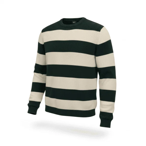 VINTAGE GAP ΠΛΕΚΤΗ ΜΠΛΟΥΖΑ ΡΙΓΕ ΠΡΑΣΙΝΗ ΛΕΥΚΗ ΑΝΔΡΙΚΗ XL