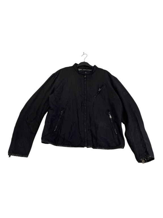 VINTAGE GAS BLUE JEANS BLACK JACKET L
