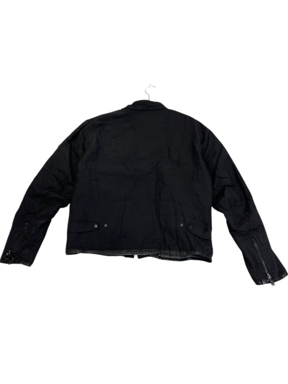 VINTAGE GAS BLUE JEANS BLACK JACKET L