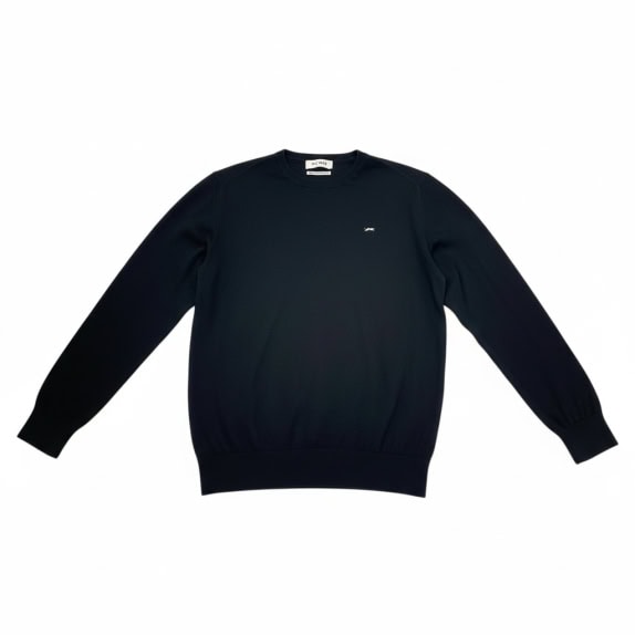 VINTAGE GAS ΠΛΕΚΤΗ ΜΠΛΟΥΖΑ COTTON CASHMERE ΜΑΥΡΗ ΑΝΔΡΙΚΗ L