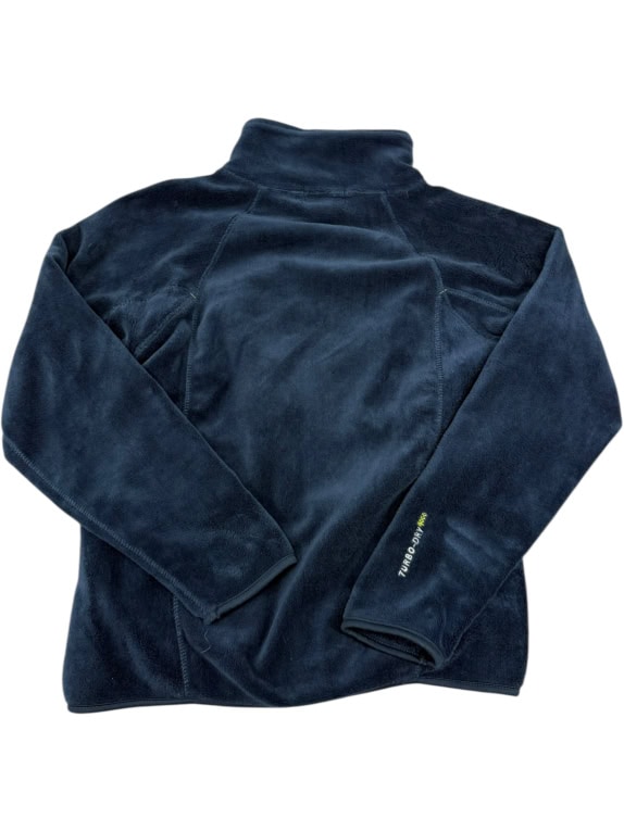 VINTAGE GEOGRAPHICAL NORWAY FLEECE JACKET WOMEN'S NAVY L