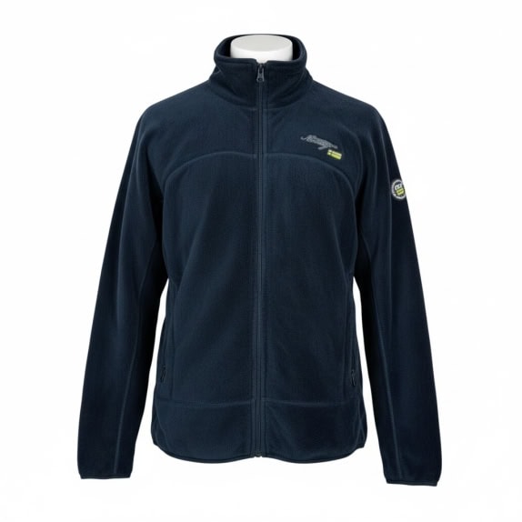 VINTAGE GEOGRAPHICAL NORWAY ΖΑΚΕΤΑ FLEECE ΓΥΝΑΙΚΕΙΟ ΜΠΛΕ L
