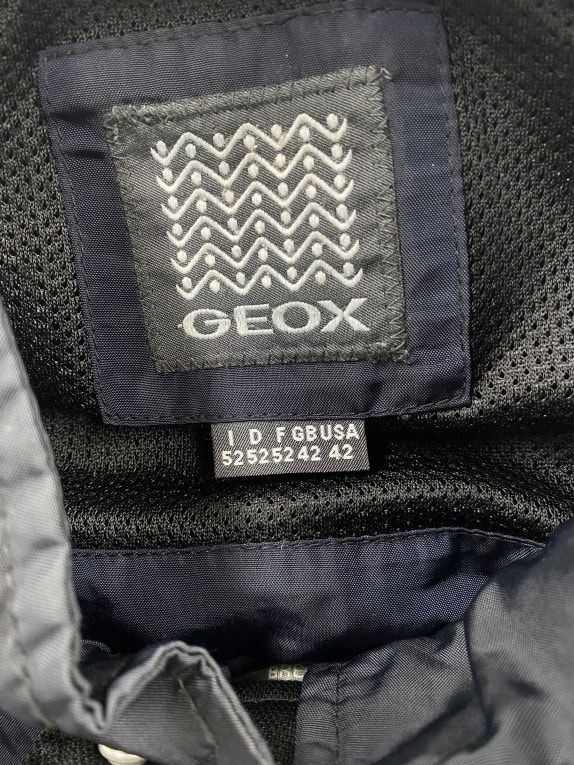 VINTAGE GEOX giacca field jacket nera da uomo M