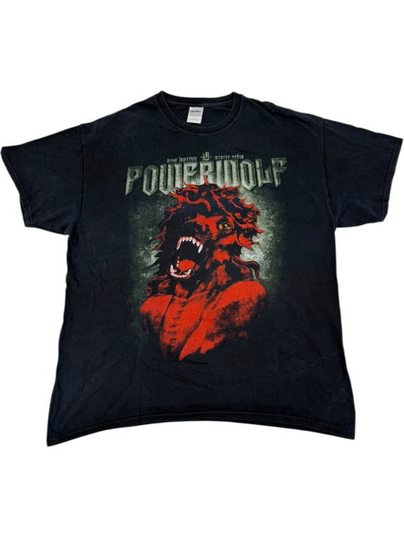 VINTAGE GILDAN POWERWOLF T-SHIRT 