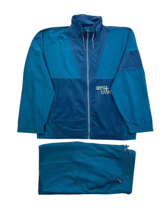 Vintage Great Escapes GETEX 90 Tracksuit Set Blue Unisex XXL