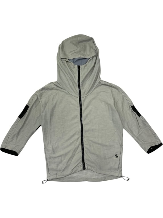 VINTAGE GSTAR RAW ΓΚΡΙ ΦΟΥΤΕΡ ΜΕ ΚΟΥΚΟΥΛΑ ΚΑΙ ΦΕΡΜΟΥΑΡ ΓΥΝΑΙΚΕΙΟ XS