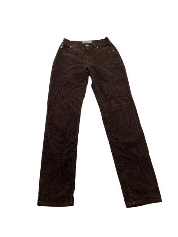 VINTAGE GUESS JEANS ΠΑΝΤΕΛΟΝΙ ΚΟΡΝΤΕΛΕ ΚΑΦΕ ΓΥΝΑΙΚΕΙΟ XXS