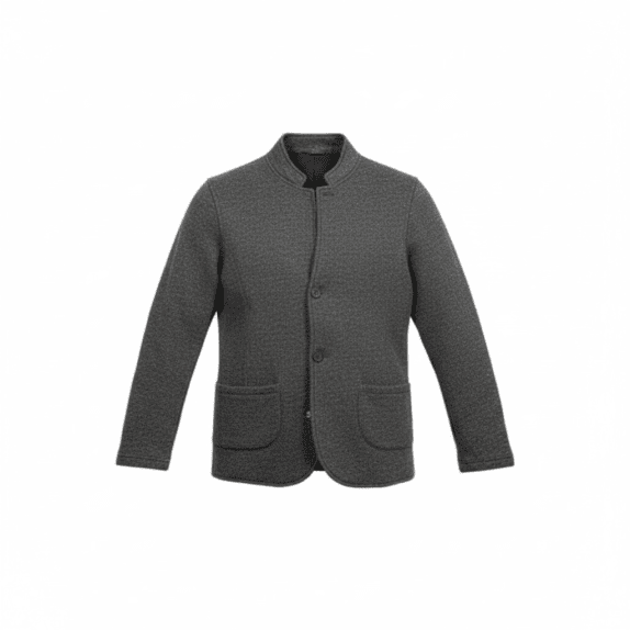 VINTAGE GUESS KNIT BLAZER STYLE CARDIGAN GREY MEN'S M