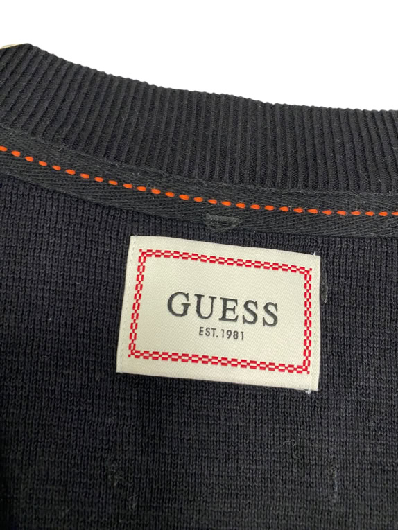 VINTAGE GUESS ΠΛΕΚΤΗ ΖΑΚΕΤΑ ΜΕ ΚΟΥΜΠΙΑ ΜΑΥΡΗ ΑΝΔΡΙΚΗ XXXL
