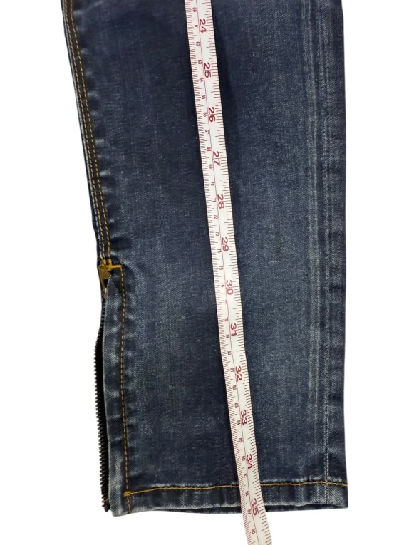 VINTAGE GUESS PREMIUM ΓΥΝΑΙΚΕΙΟ ΤΖΙΝ ΜΕ ΦΕΡΜΟΥΑΡ ΣΤΟΥΣ ΑΣΤΡΑΓΑΛΟΥΣ M