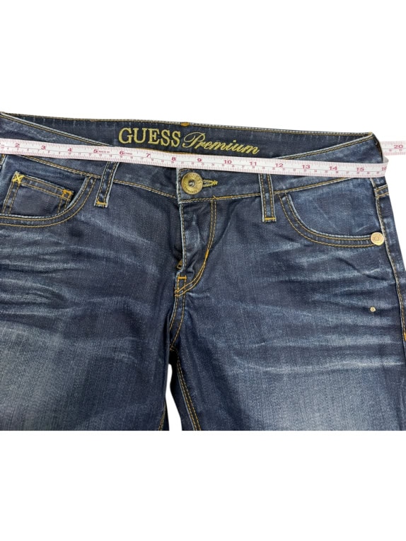 VINTAGE GUESS PREMIUM ΓΥΝΑΙΚΕΙΟ ΤΖΙΝ ΜΕ ΦΕΡΜΟΥΑΡ ΣΤΟΥΣ ΑΣΤΡΑΓΑΛΟΥΣ M