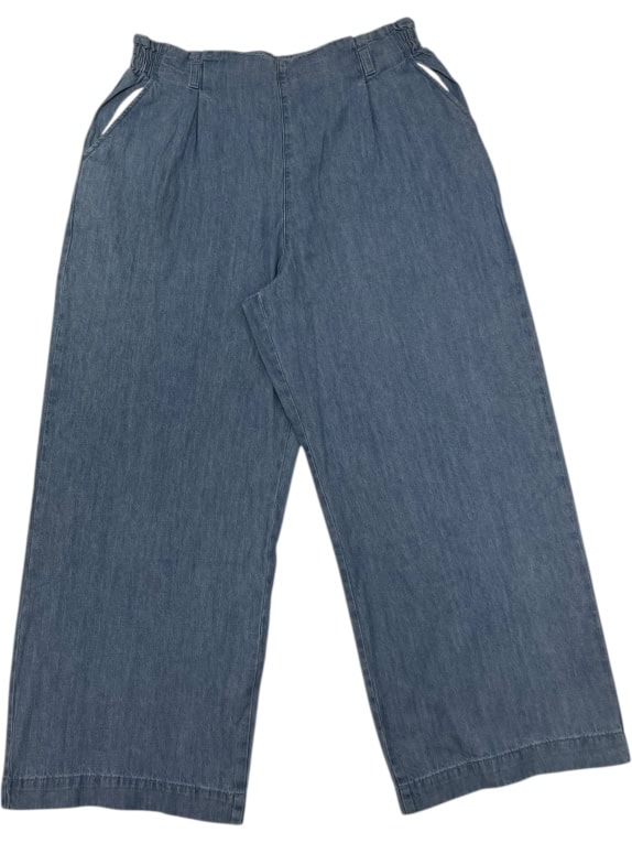VINTAGE GUESS WIDE LEG DENIM TROUSERS WOMEN'S M