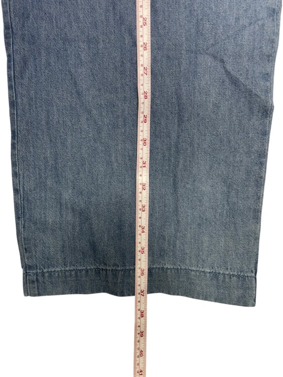 VINTAGE GUESS WIDE LEG DENIM TROUSERS WOMEN'S M