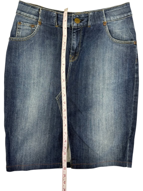 GONNA JEANS DONNA VINTAGE IN BLU