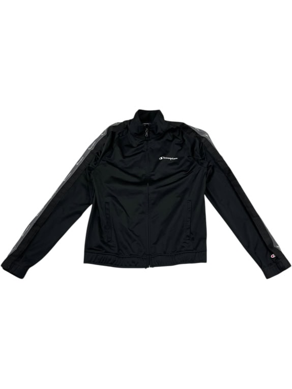 VINTAGE ΓΥΝΑΙΚΕΙΟ CHAMPION TRACK JACKET ΜΑΥΡΟ SIZE S