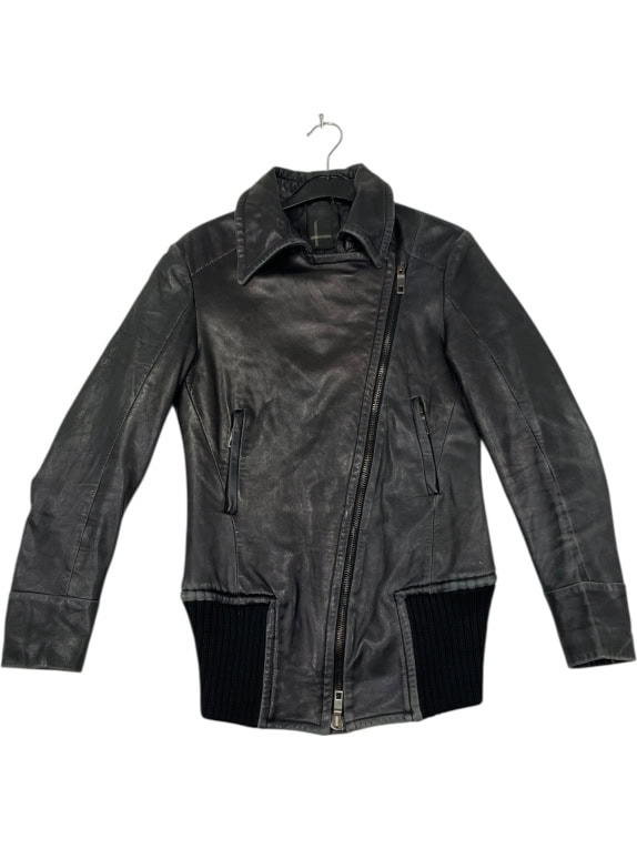 VINTAGE WOMEN'S LEATHER BIKER JACKET S
