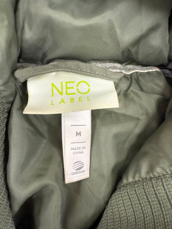 VINTAGE Piumino da donna adidas Neo Label kaki M