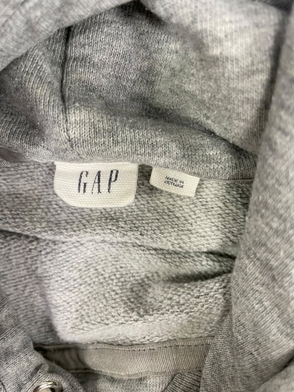 VINTAGE ΓΥΝΑΙΚΕΙΟ GAP ΜΑΚΡΥ ΦΟΥΤΕΡ ΦΟΡΕΜΑ ΜΕ ΚΟΥΚΟΥΛΑ ΓΚΡΙ SIZE M