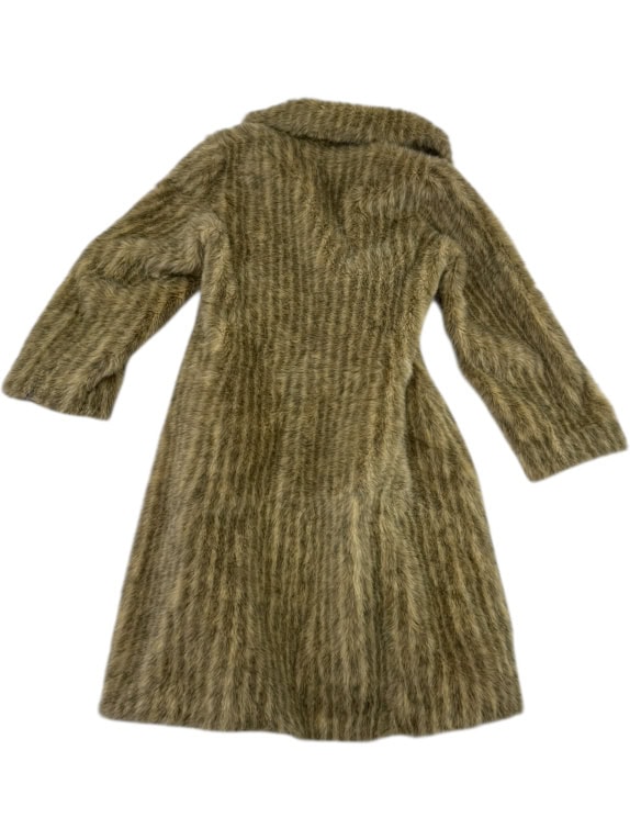 VINTAGE WOMEN'S FUR COAT BROWN M/L