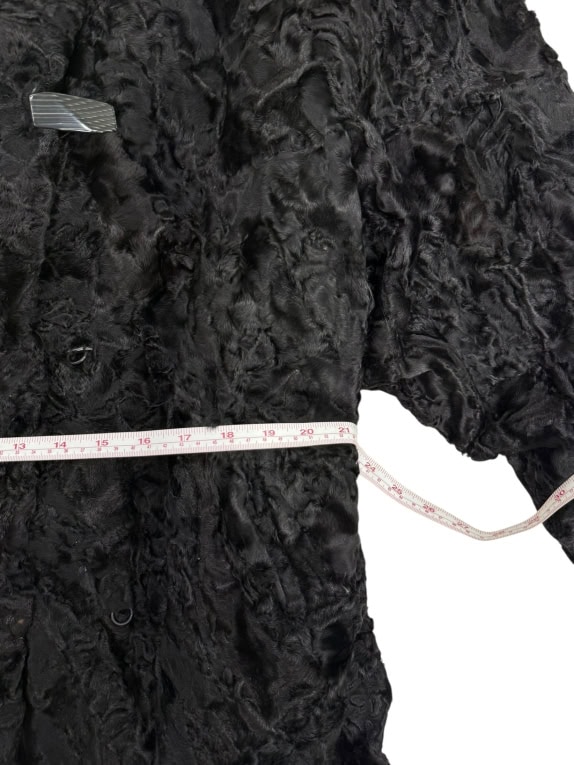 VINTAGE ΓΥΝΑΙΚΕΙΟ ΠΑΛΤΟ ΓΟΥΝΑ ΜΑΥΡΟ L/XL