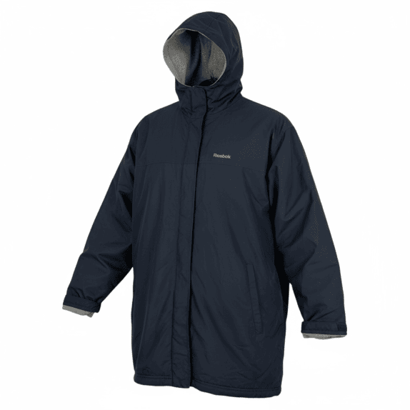 GIACCA REEBOK DA DONNA VINTAGE GIUBBOTTO INVERNALE CON CAPPUCCIO