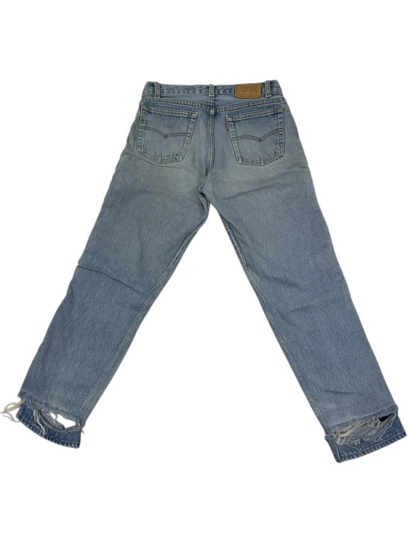 VINTAGE WOMEN'S LEVI'S DENIM CUSTOM PAINTED XS