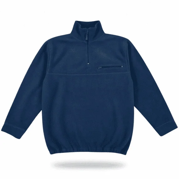 VINTAGE HAMILTON COLLEGE FLEECE ΜΠΛΟΥΖΑ ΜΕ ΦΕΡΜΟΥΑΡ ΜΠΛΕ ΑΝΔΡΙΚΟ L