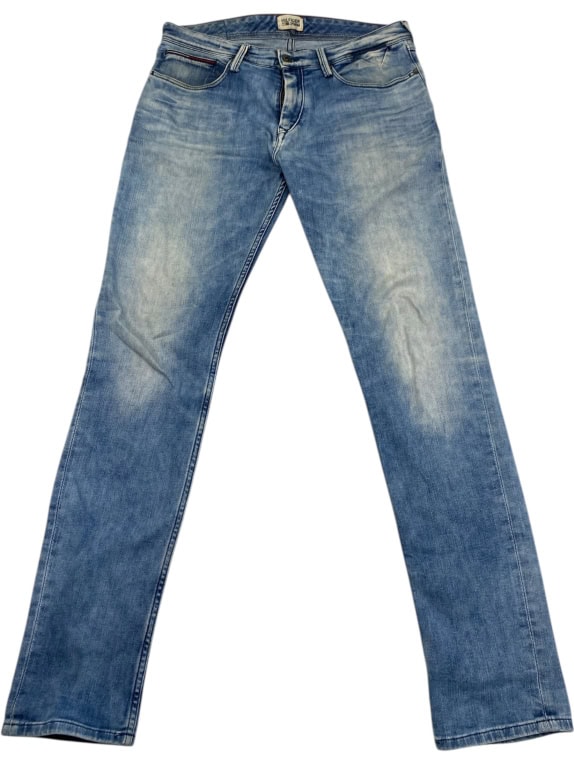 VINTAGE HILFIGER DENIM ΤΖΙΝ ΠΑΝΤΕΛΟΝΙ SLIM FIT ΑΝΟΙΧΤΟ ΜΠΛΕ ΑΝΔΡΙΚΟ W30