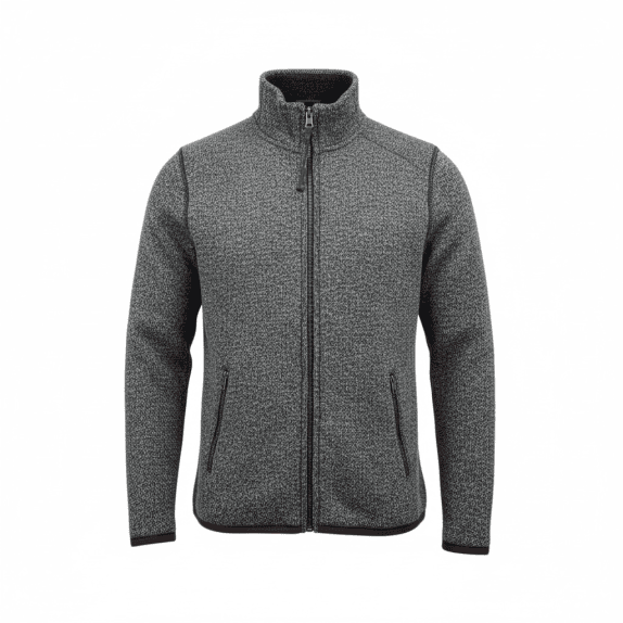 VINTAGE HOLLISTER GIACCA CON FODERA SHERPA GRIGIO MELANGE DA UOMO XL