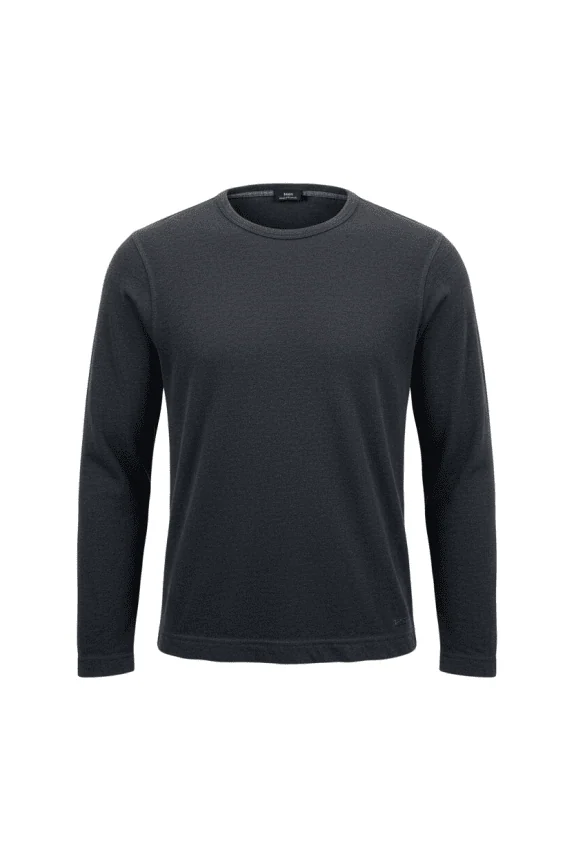 VINTAGE HUGO BOSS ΜΠΛΟΥΖΑ ΜΑΚΡΥΜΑΝΙΚΗ SLIM FIT ΑΝΘΡΑΚΙ ΑΝΔΡΙΚΗ M