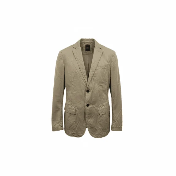 VINTAGE HUGO BOSS GIACCA CLASSICA BEIGE DA UOMO