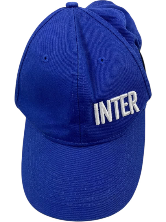 VINTAGE INTER MILAN ΚΑΠΕΛΟ ΚΕΝΤΗΜΕΝΟ ΛΟΓΟΤΥΠΟ ΜΠΛΕ UNISEX ONE SIZE