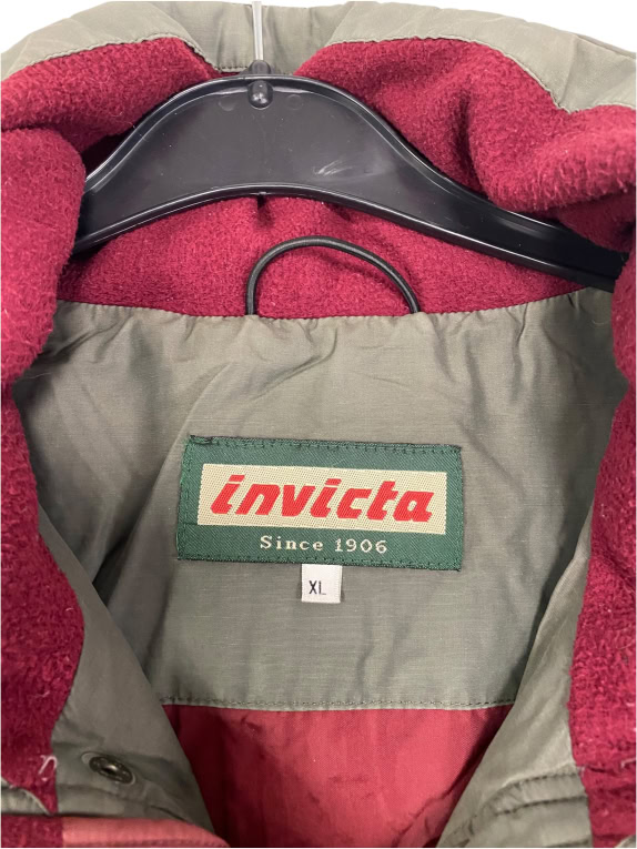 VINTAGE INVICTA PUFFER ΜΠΟΥΦΑΝ ΚΑΠΙΤΟΝΕ ΛΑΔΙ ΑΝΔΡΙΚΟ XL