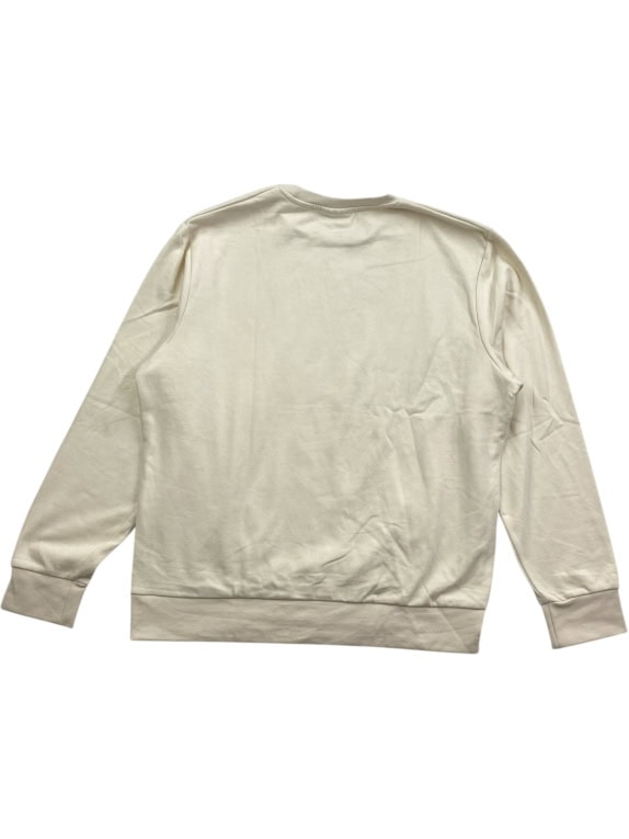 VINTAGE JACK & JONES FELPA GIROCOLLO CON LOGO BEIGE DA UOMO L