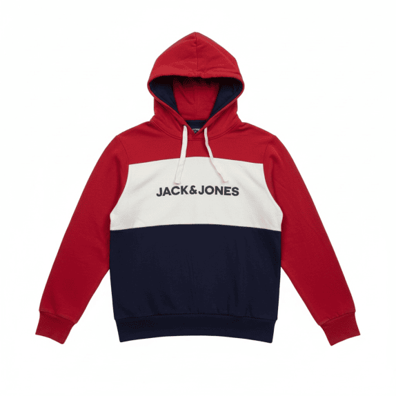 VINTAGE JACK & JONES ΦΟΥΤΕΡ ΜΕ ΚΟΥΚΟΥΛΑ COLORBLOCK ΛΟΓΟΤΥΠΟ ΠΟΛΥΧΡΩΜΟ ΑΝΔΡΙΚΟ M