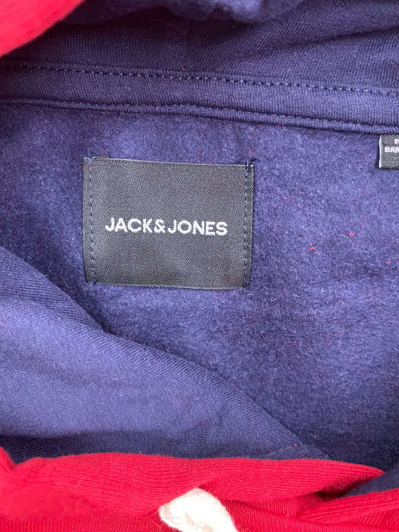 VINTAGE JACK & JONES ΦΟΥΤΕΡ ΜΕ ΚΟΥΚΟΥΛΑ COLORBLOCK ΛΟΓΟΤΥΠΟ ΠΟΛΥΧΡΩΜΟ ΑΝΔΡΙΚΟ M