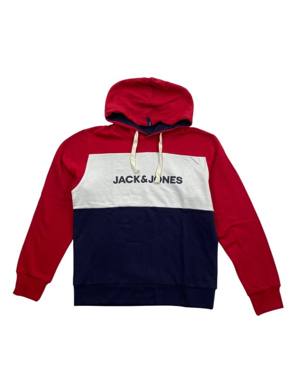 VINTAGE JACK & JONES ΦΟΥΤΕΡ ΜΕ ΚΟΥΚΟΥΛΑ COLORBLOCK ΛΟΓΟΤΥΠΟ ΠΟΛΥΧΡΩΜΟ ΑΝΔΡΙΚΟ M
