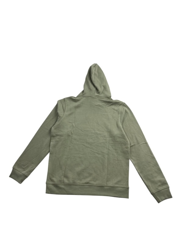 VINTAGE JACK & JONES FELPA CON CAPPUCCIO LOGO BOX VERDE OLIVA DA UOMO L