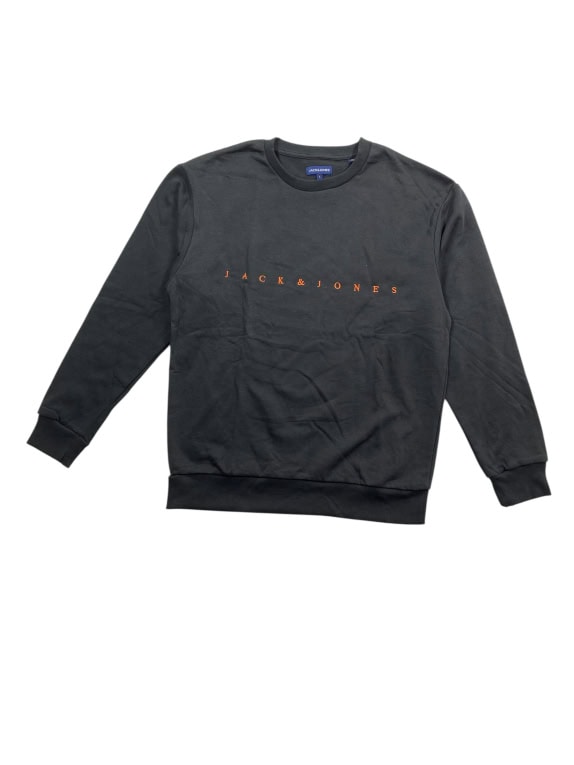 VINTAGE JACK & JONES FELPA CON LOGO NERA DA UOMO L