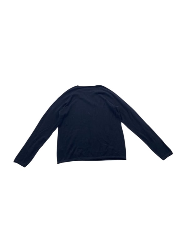 VINTAGE JACK & JONES ΠΛΕΚΤΗ ΜΠΛΟΥΖΑ ΜΕ ΣΤΡΟΓΓΥΛΗ ΛΑΙΜΟΚΟΨΗ ΜΠΛΕ ΣΚΟΥΡΟ ΑΝΔΡΙΚΗ XL