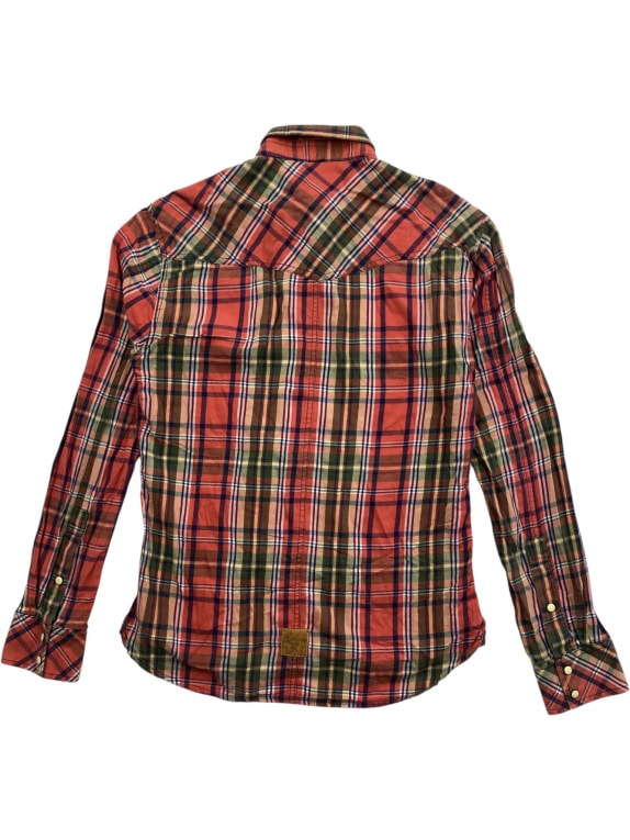 VINTAGE JACK & JONES ΠΟΥΚΑΜΙΣΟ WESTERN ΚΑΡΟ ΠΟΛΥΧΡΩΜΟ ΑΝΔΡΙΚΟ S
