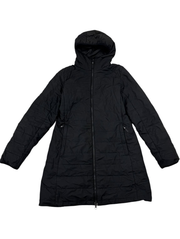 VINTAGE JACK WOLFSKIN ΜΑΥΡΟ ΚΑΠΙΤΟΝΕ ΜΠΟΥΦΑΝ/ΠΑΛΤΟ ΜΕ ΚΟΥΚΟΥΛΑ
