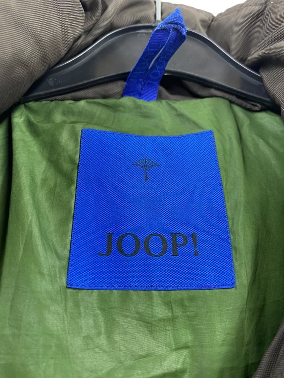 GIUBBOTTO PUFFER VINTAGE JOOP CON TASCHE MARRONE DA UOMO XL