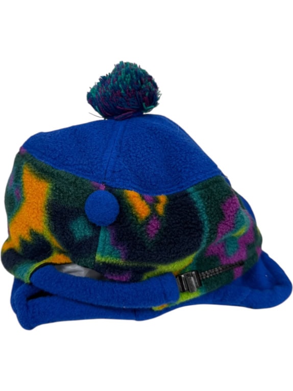 VINTAGE FILA FLEECE WINTER CAP POM POM SKI TEAM